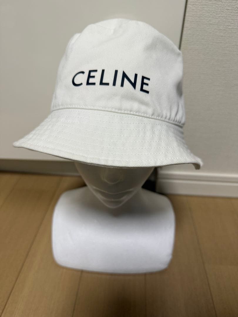 期間限定SALE⭐︎CELINE ホワイト バケットハット