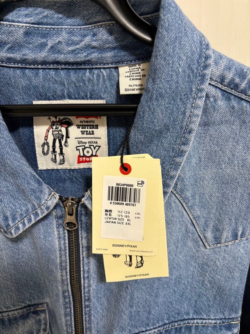 リーバイス x トイストーリー コラボデニムシャツジャケット XL 新品未使用品