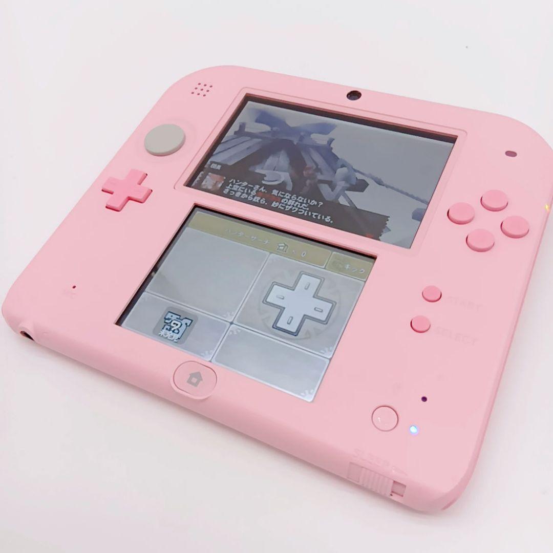 【生産終了品】Nintendo 2DS 本体 ピンク 動作確認済み 任天堂