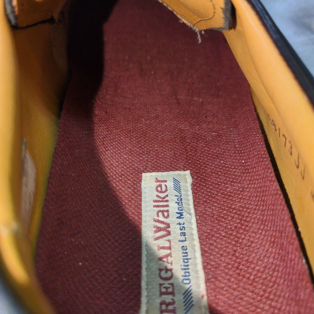 REGAL WALKER リーガル ウォーカー プレーントゥ 26cm 黒