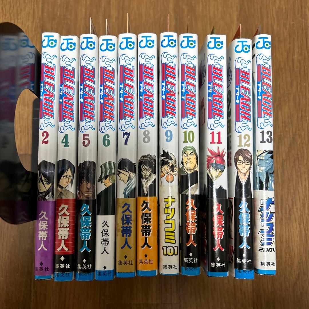 BLEACH　ブリーチ　2巻、4巻から13巻　初版　帯付き　コミックニュース付