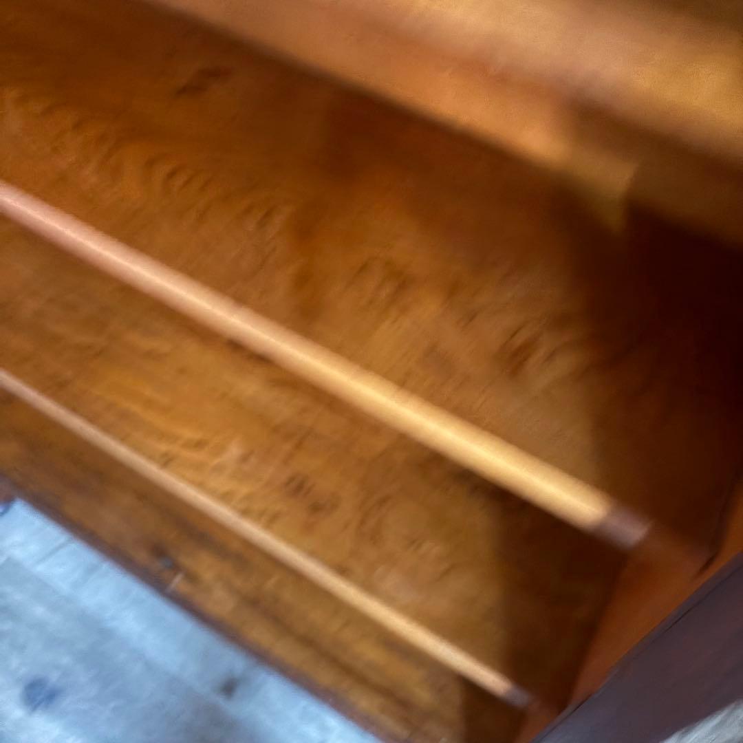 英国アンティーク　ヴィンテージ ブックシェルフ　猫脚キャビネット　クラシック