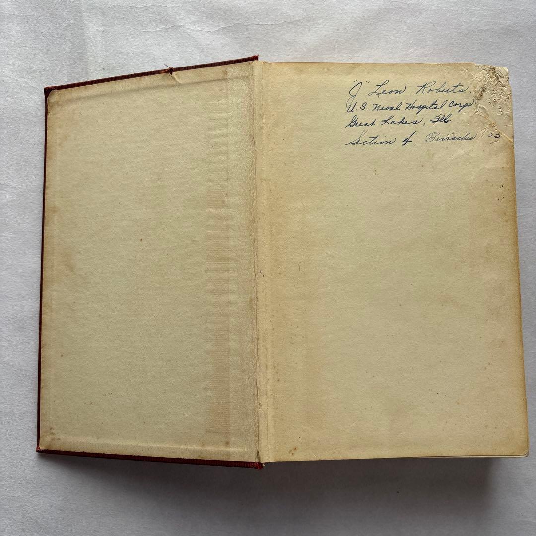 【洋書・古書】アメリカ海軍病院部隊ハンドブック 1939年 医学 衛生兵