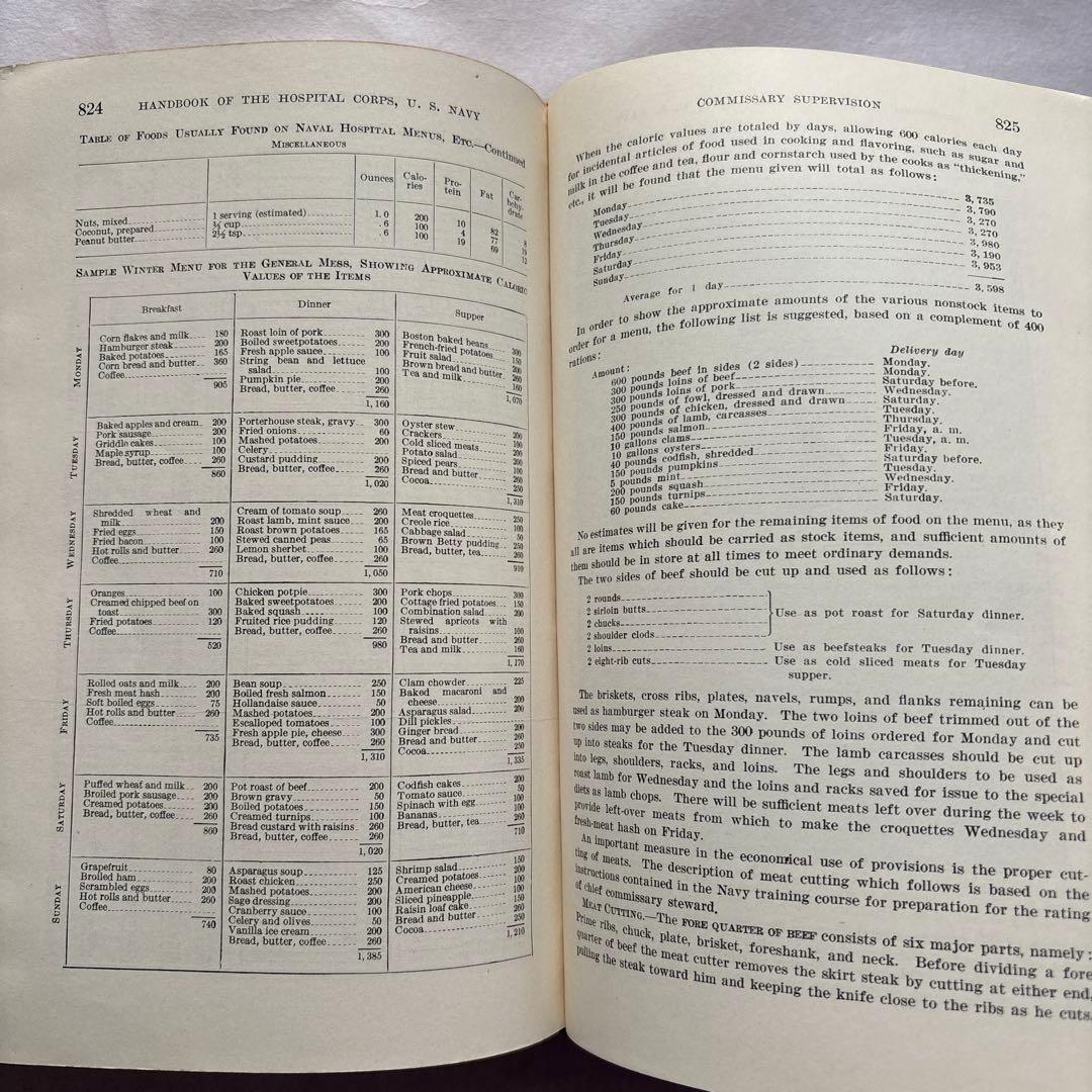【洋書・古書】アメリカ海軍病院部隊ハンドブック 1939年 医学 衛生兵