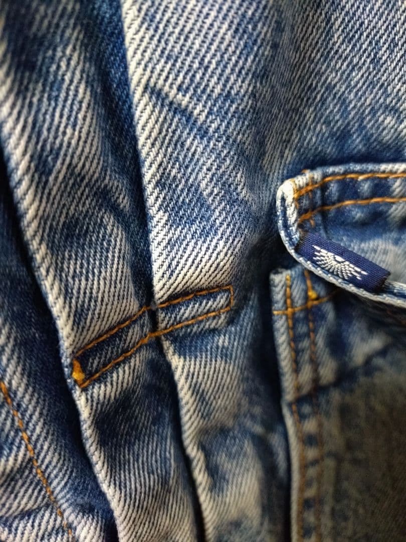 こなれ感抜群★LMC リーバイスセカンド型 ワイドシルエット S オーガニック綿