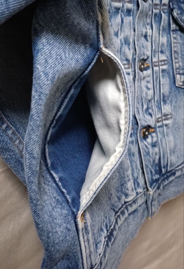 こなれ感抜群★LMC リーバイスセカンド型 ワイドシルエット S オーガニック綿