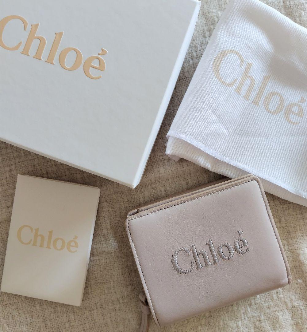 クロエ2つ折り財布 SENSE　Wild Grey