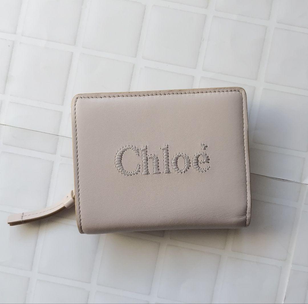 クロエ2つ折り財布 SENSE　Wild Grey