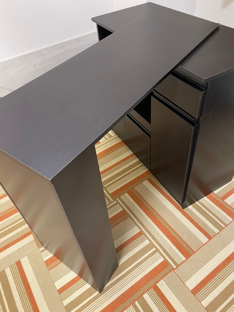 キッチン収納 キッチンカウンター拡張棚付き