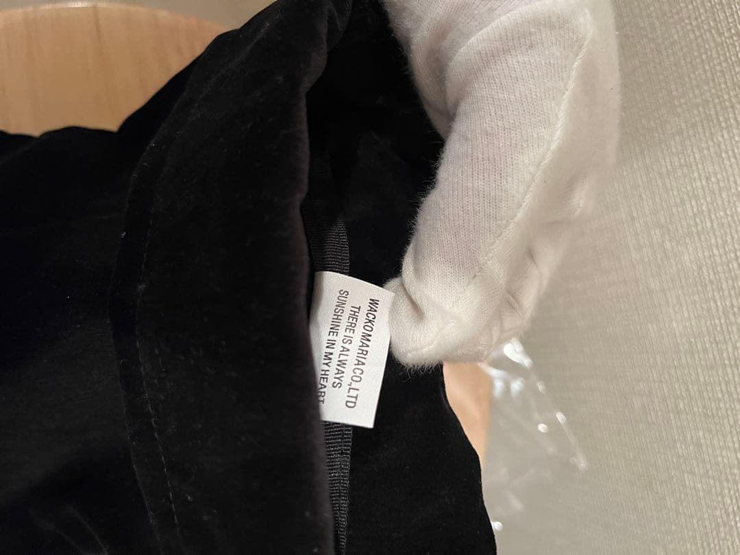 ワコマリア　巾着バッグ　黒