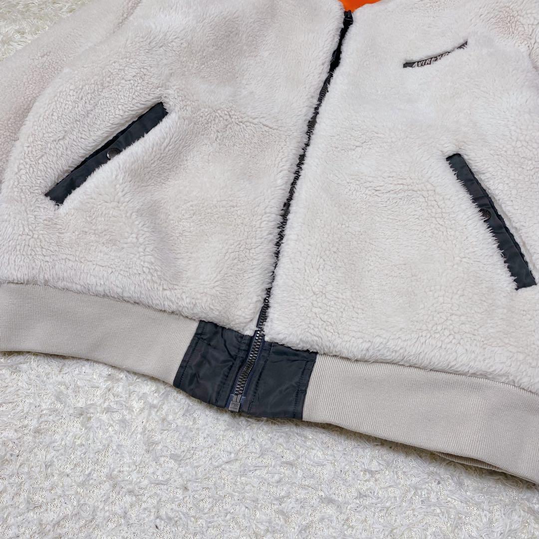 AVIREX　レトロボア　MA-1　カスタム　メンズ　白　XL