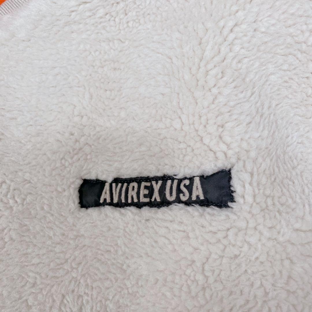 AVIREX　レトロボア　MA-1　カスタム　メンズ　白　XL