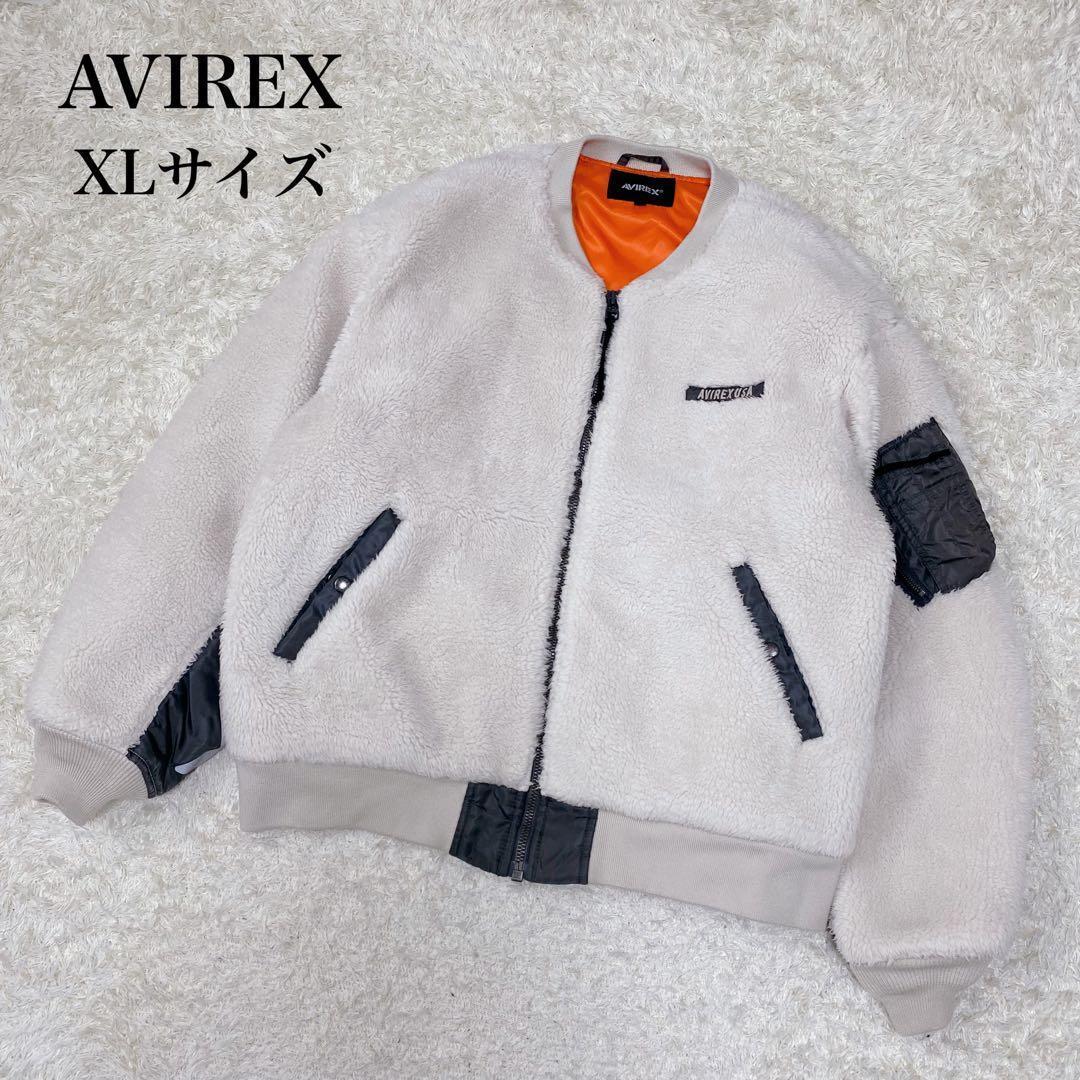AVIREX　レトロボア　MA-1　カスタム　メンズ　白　XL