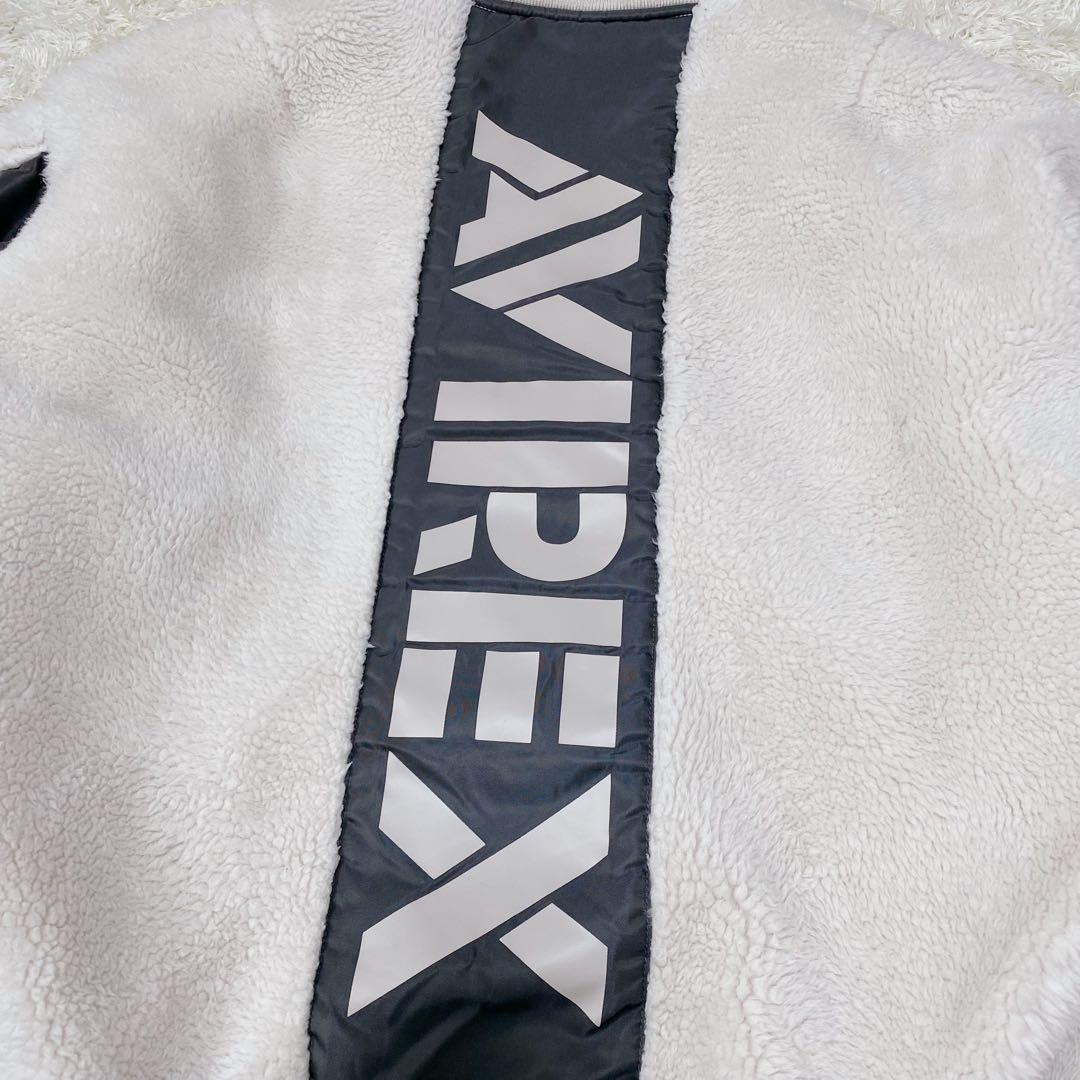 AVIREX　レトロボア　MA-1　カスタム　メンズ　白　XL