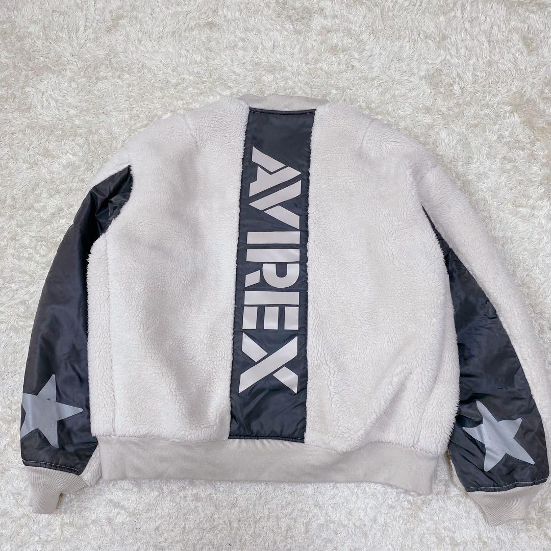 AVIREX　レトロボア　MA-1　カスタム　メンズ　白　XL