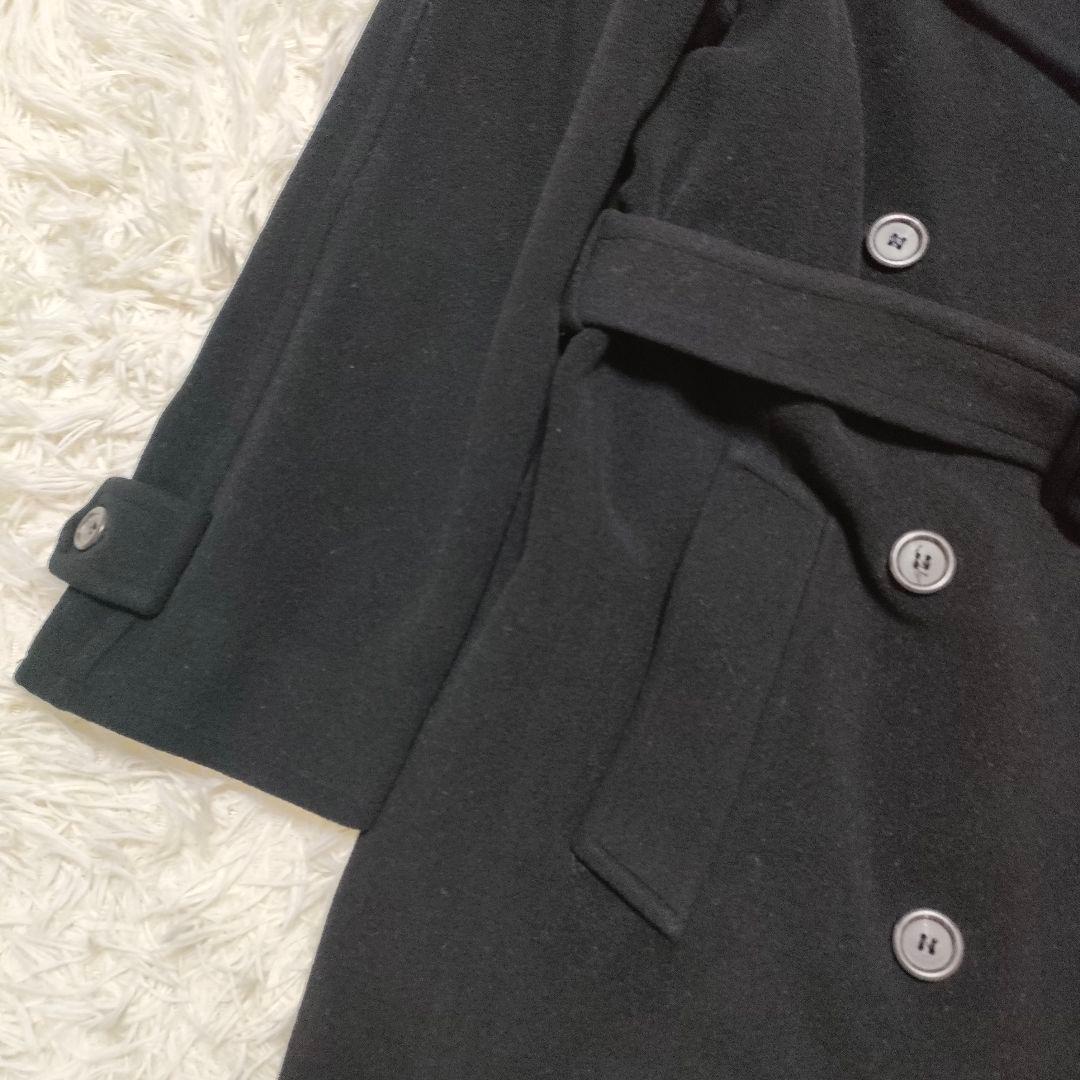 マックスマーラ　MaxMara　WEEKEND LINE　ベルテッドコート　黒