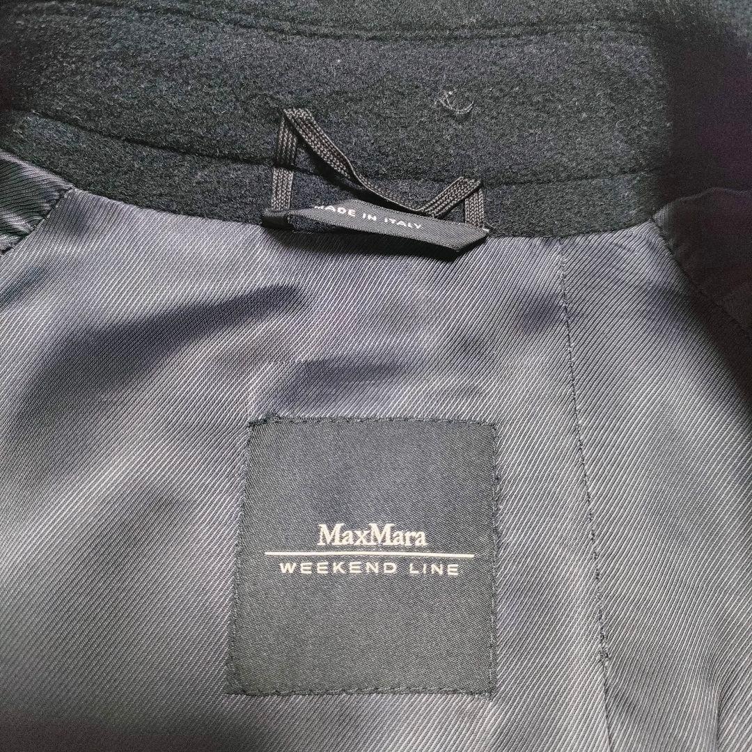 マックスマーラ　MaxMara　WEEKEND LINE　ベルテッドコート　黒