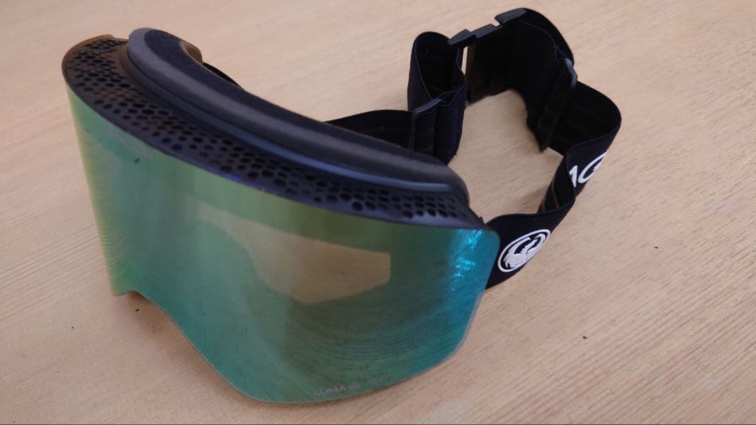 ☆DRAGON ミラーグリーングレー　フレームレス ゴーグル　メンズ＆レディース