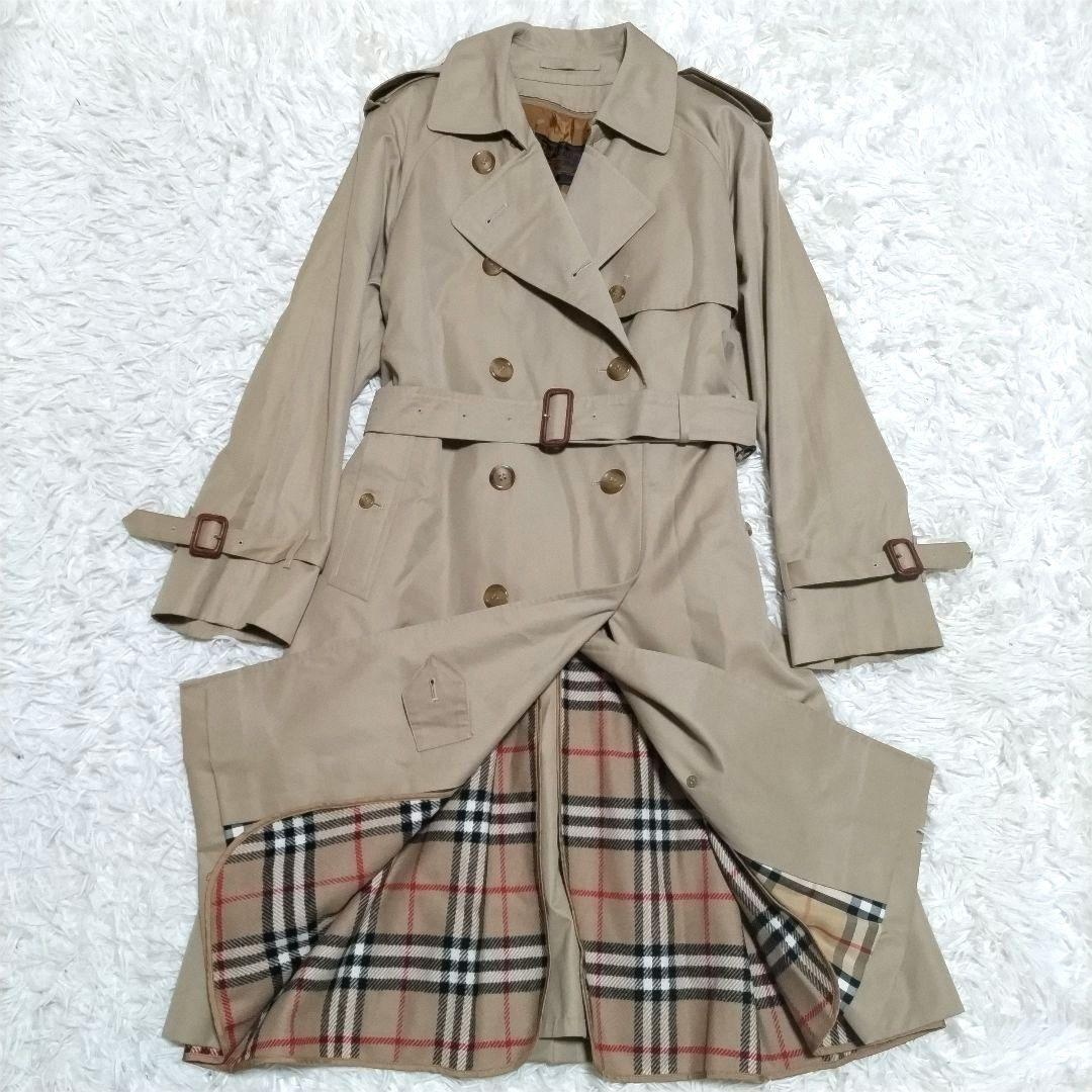 極美品　バーバリー　トレンチコート　ハニーベージュ　ライナー　ノバチェック