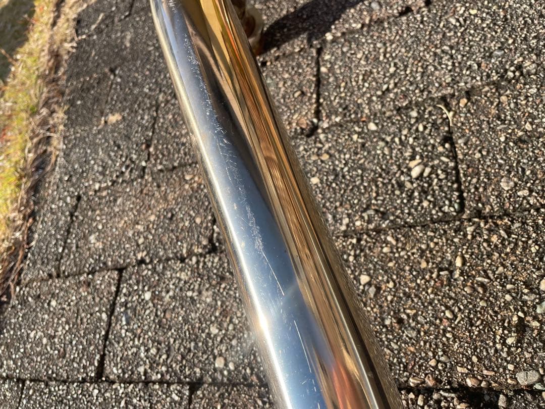 ドラッグスター400 アップスイープマフラー　カチ上げマフラー