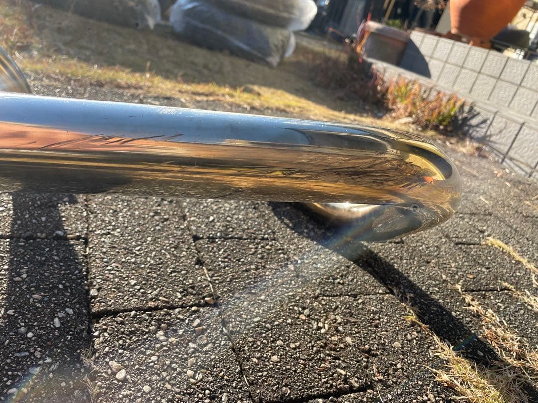 ドラッグスター400 アップスイープマフラー　カチ上げマフラー