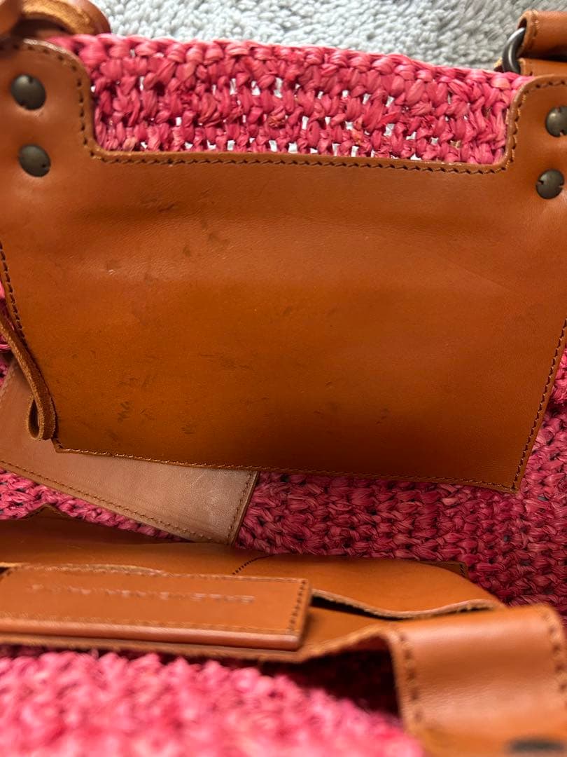 バレンシアガ カゴバッグ ピンク