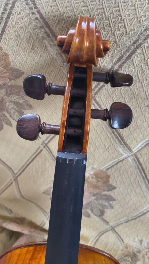 4／4 ドイツ製　木製フルサイズバイオリン オレンジブラウン