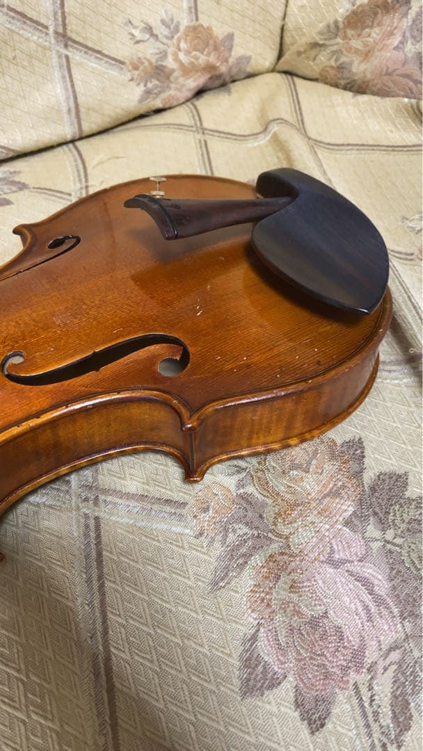 4／4 ドイツ製　木製フルサイズバイオリン オレンジブラウン