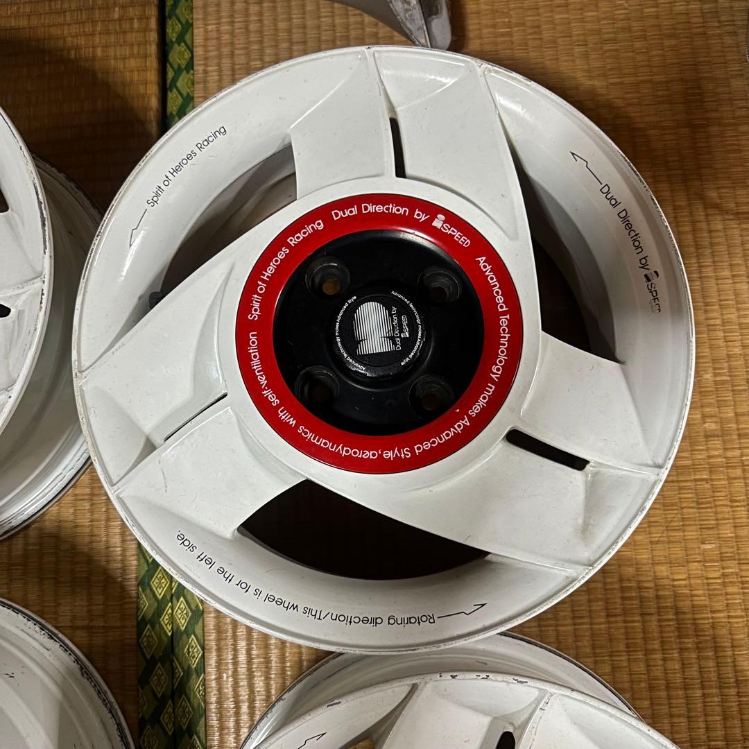 チ*プ様 ヒーローズレーシングアイスピード 15インチ 8J+38 PCD114