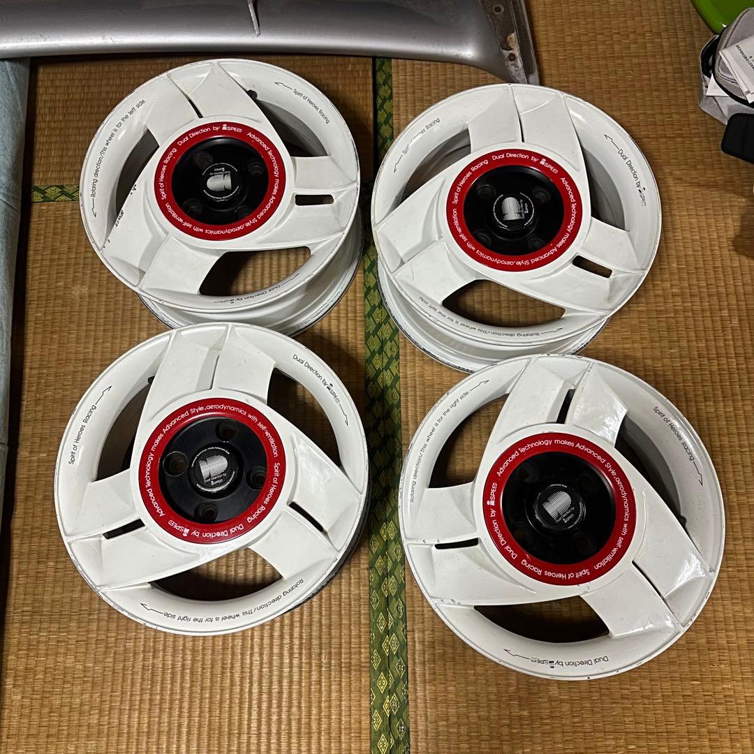 チ*プ様 ヒーローズレーシングアイスピード 15インチ 8J+38 PCD114