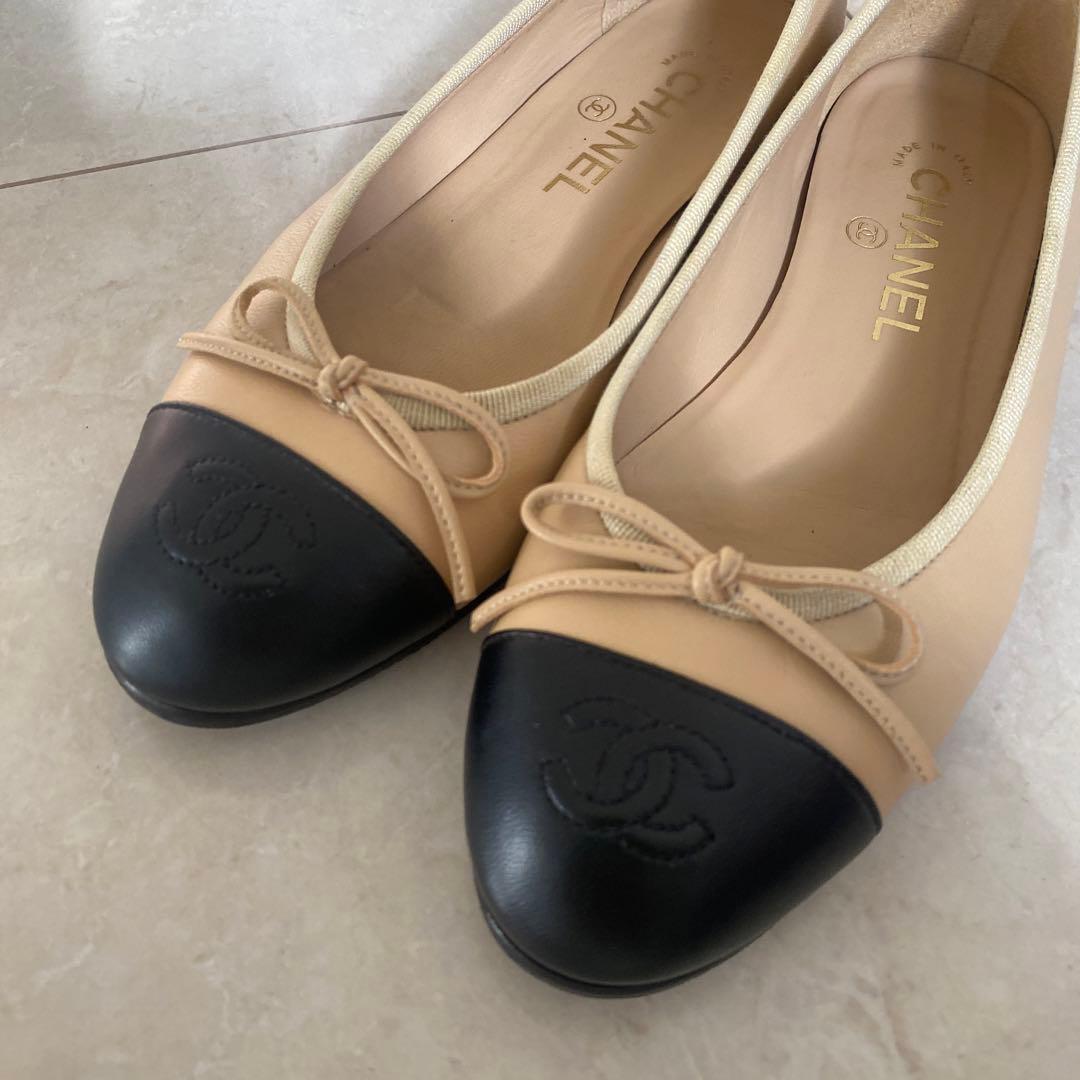ドクター D　CHANEL シャネル　バレリーナ 37ハーフ