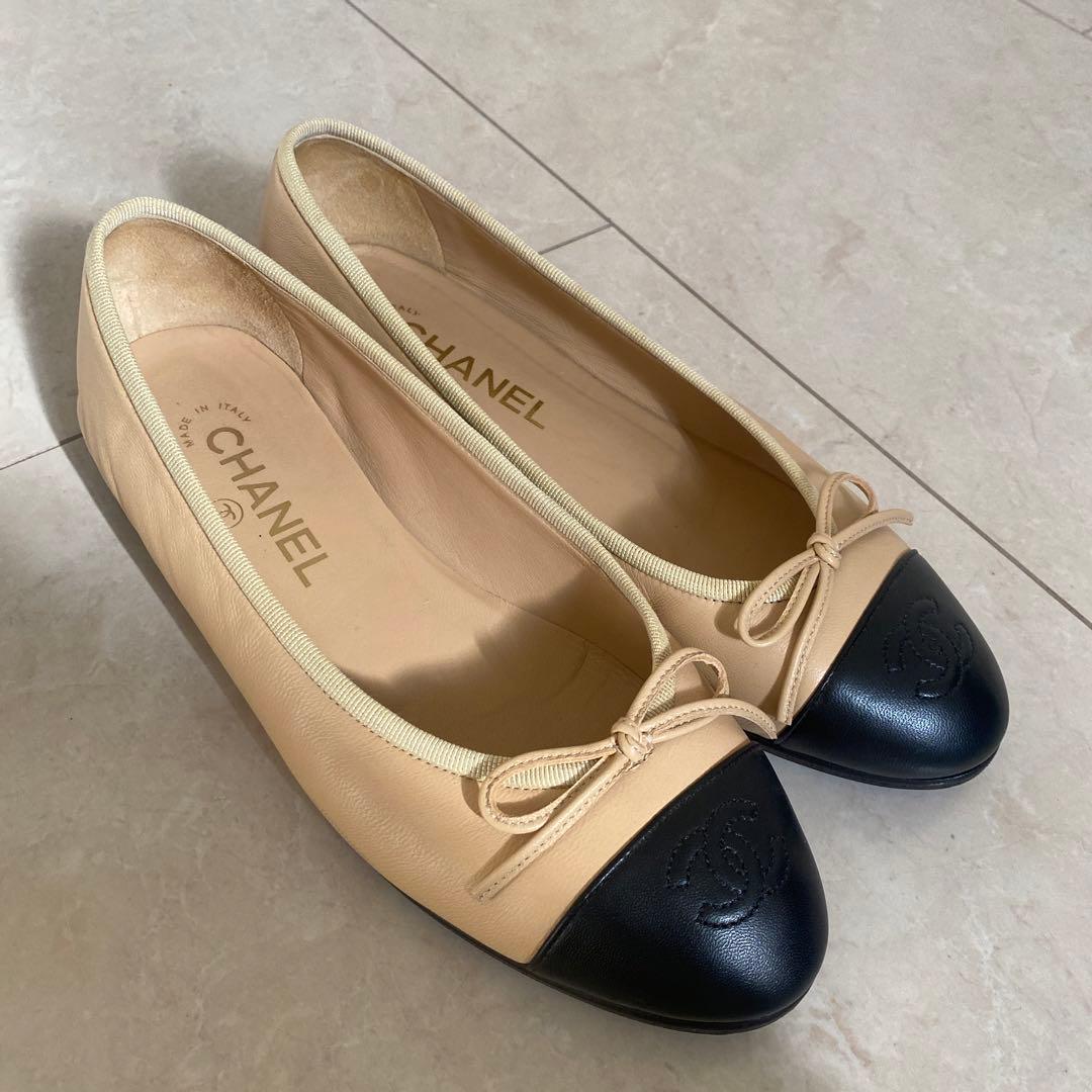 ドクター D　CHANEL シャネル　バレリーナ 37ハーフ