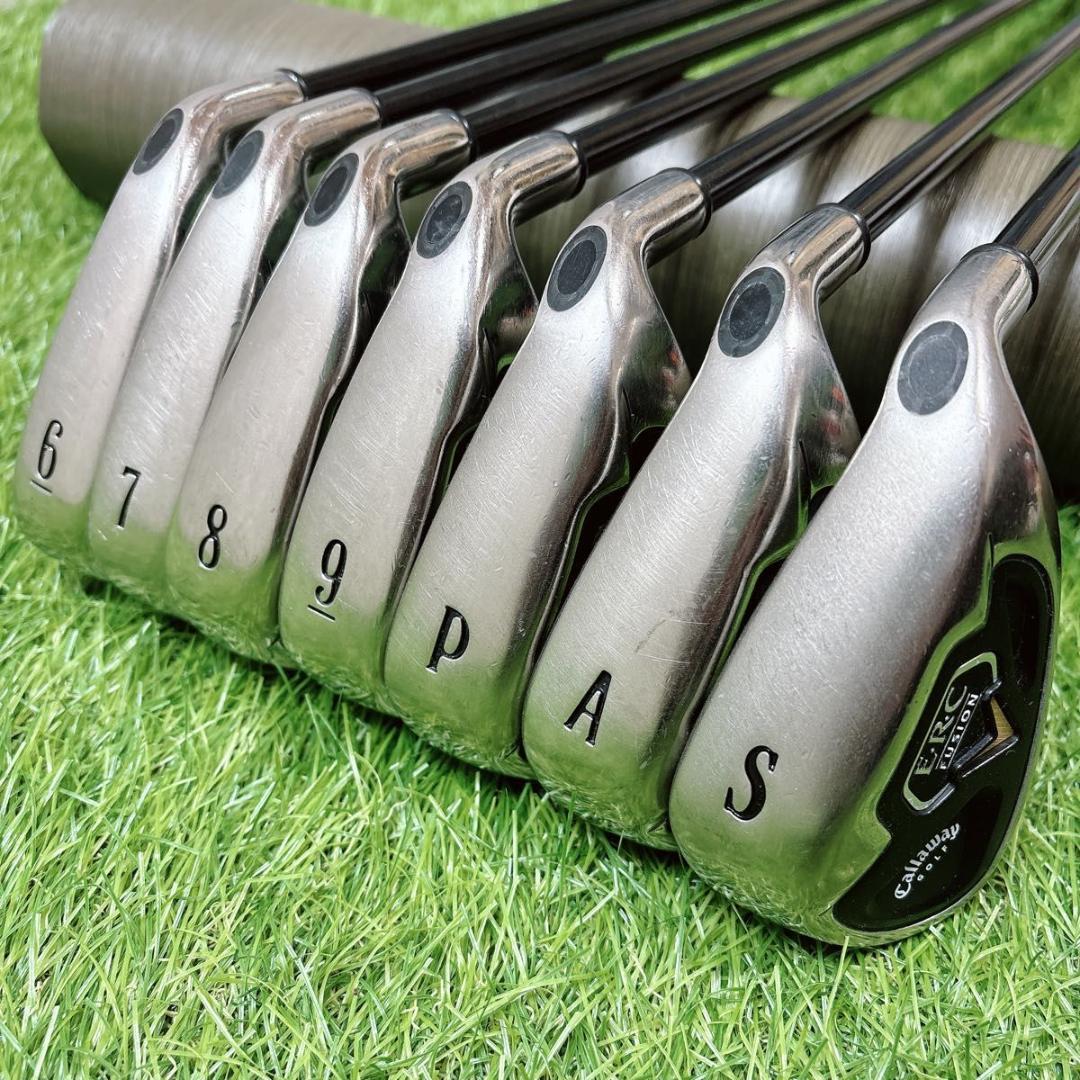 キャロウェイ ERC FUSION レディースゴルフ アイアン 7本 L 右利き