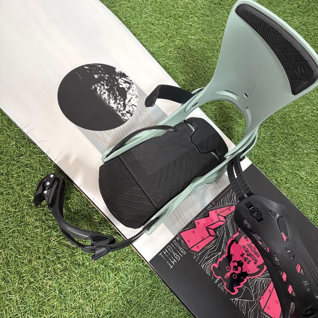 ブーツ無し‼️O25 SALOMON 150cm メンズスノーボードセット