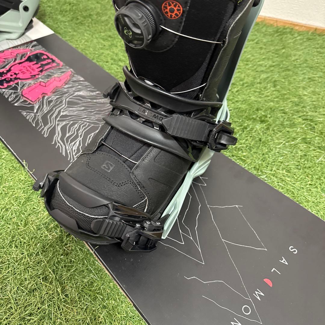 ブーツ無し‼️O25 SALOMON 150cm メンズスノーボードセット