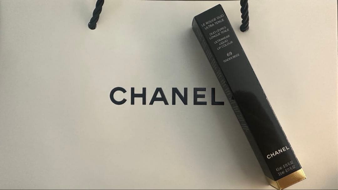 新品✨CHANELル ルージュ デュオ ウルトラトゥニュ 69 テンダーベージュ