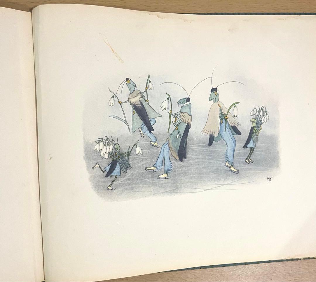 No.303 超希少 レア 古書 アンティーク 洋書 児童書 ドイツ 絵本 妖精