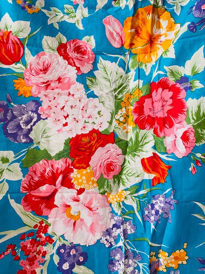 d*9様 ビンテージ1990年KENZO Jungle 大判スカーフ　ストール