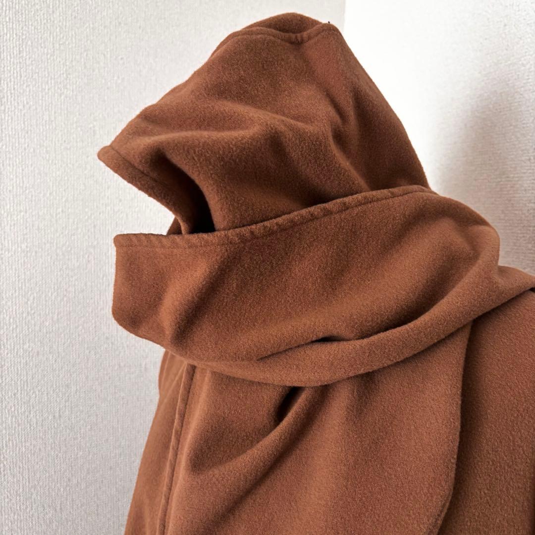 アイルランド製【MOLINA】カシミヤ混ウールケープ