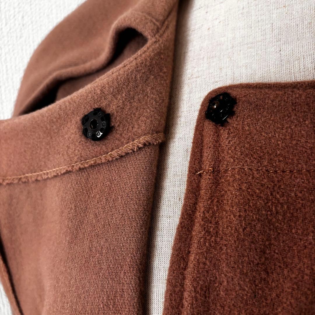 アイルランド製【MOLINA】カシミヤ混ウールケープ