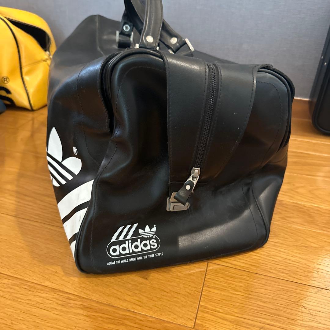 限定価格　adidas ビンテージ　ブラック ボストンバッグ