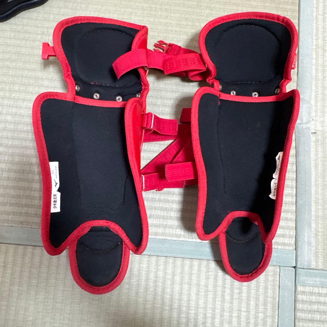 ミズノ MIZUNO 軟式少年用 キャッチャー 防具セット ブラック ケース付