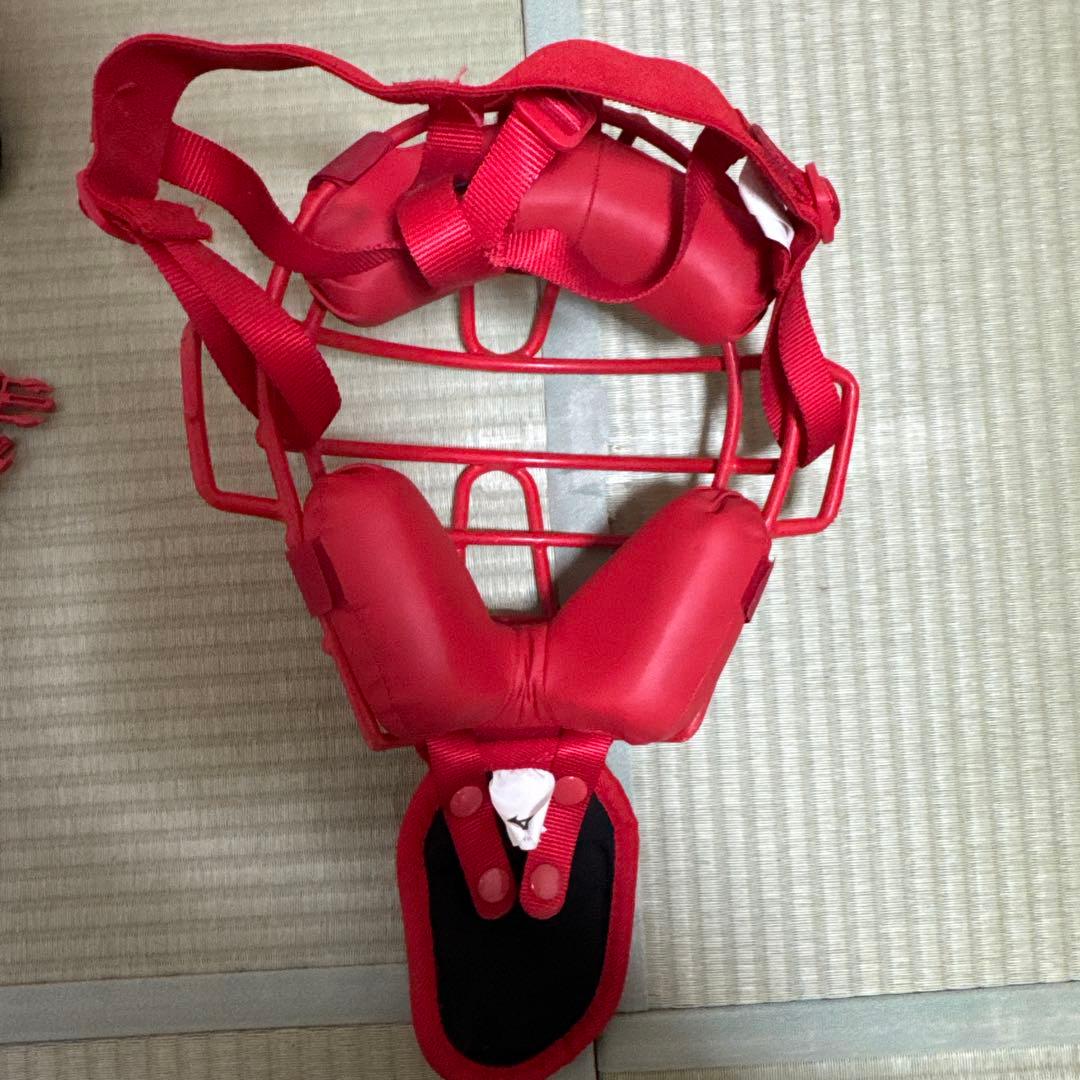 ミズノ MIZUNO 軟式少年用 キャッチャー 防具セット ブラック ケース付