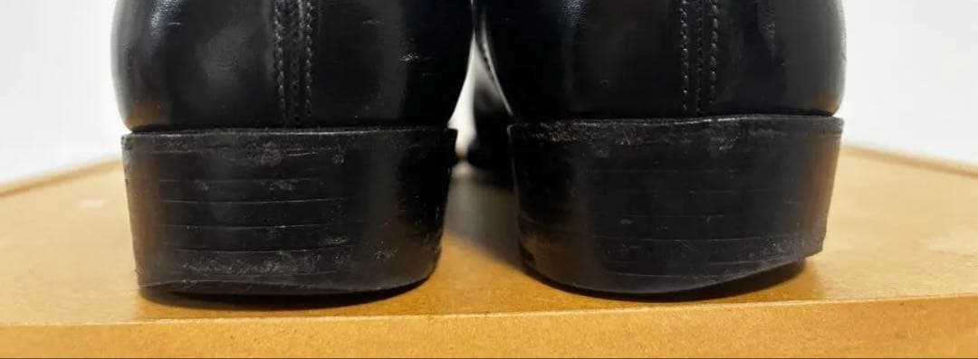 BEAMS F クォーターブローグ アノネイ　ボックスカーフ6.5 24.5cm