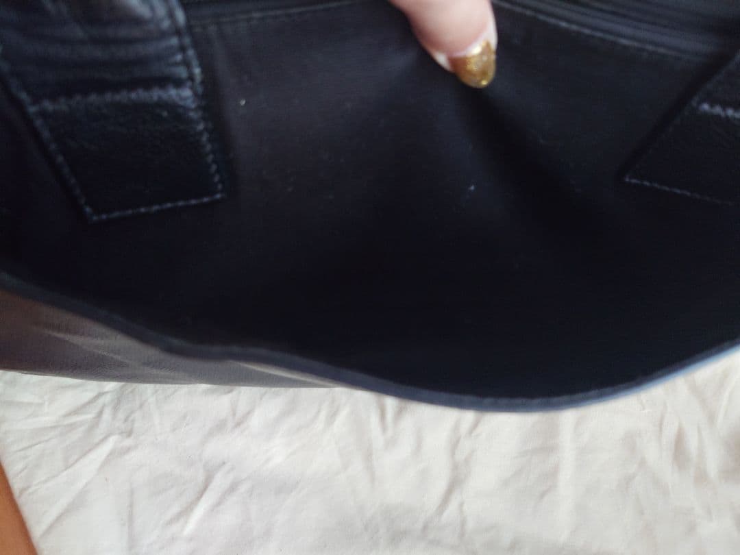 ナディア Tory Burch レザートートバッグ 黒 希少 保管袋 美品