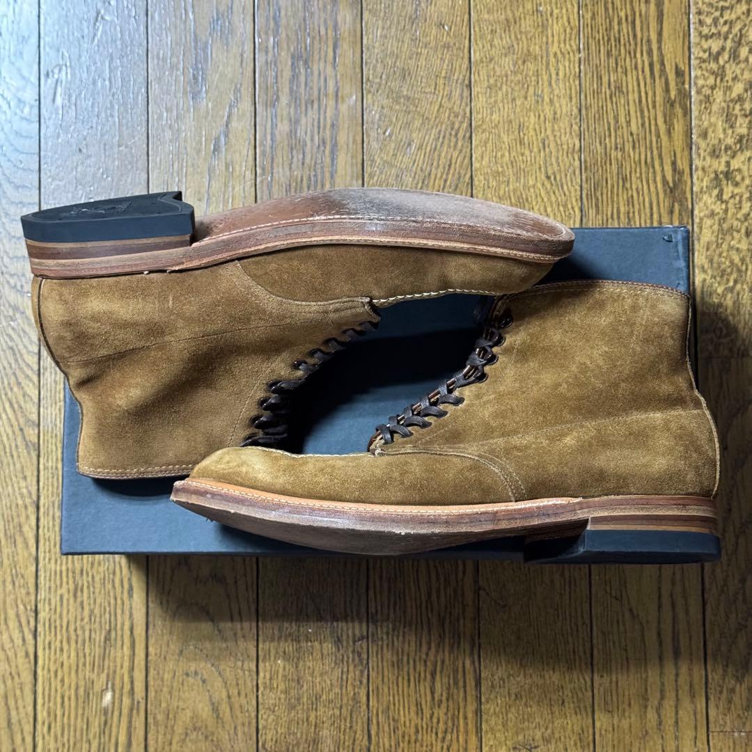 Alden × Tassels Indy Boot Snuff Suede