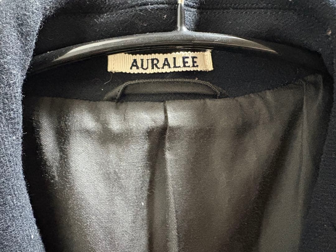 AURALEE MELTON HALF COAT+リブニット セット