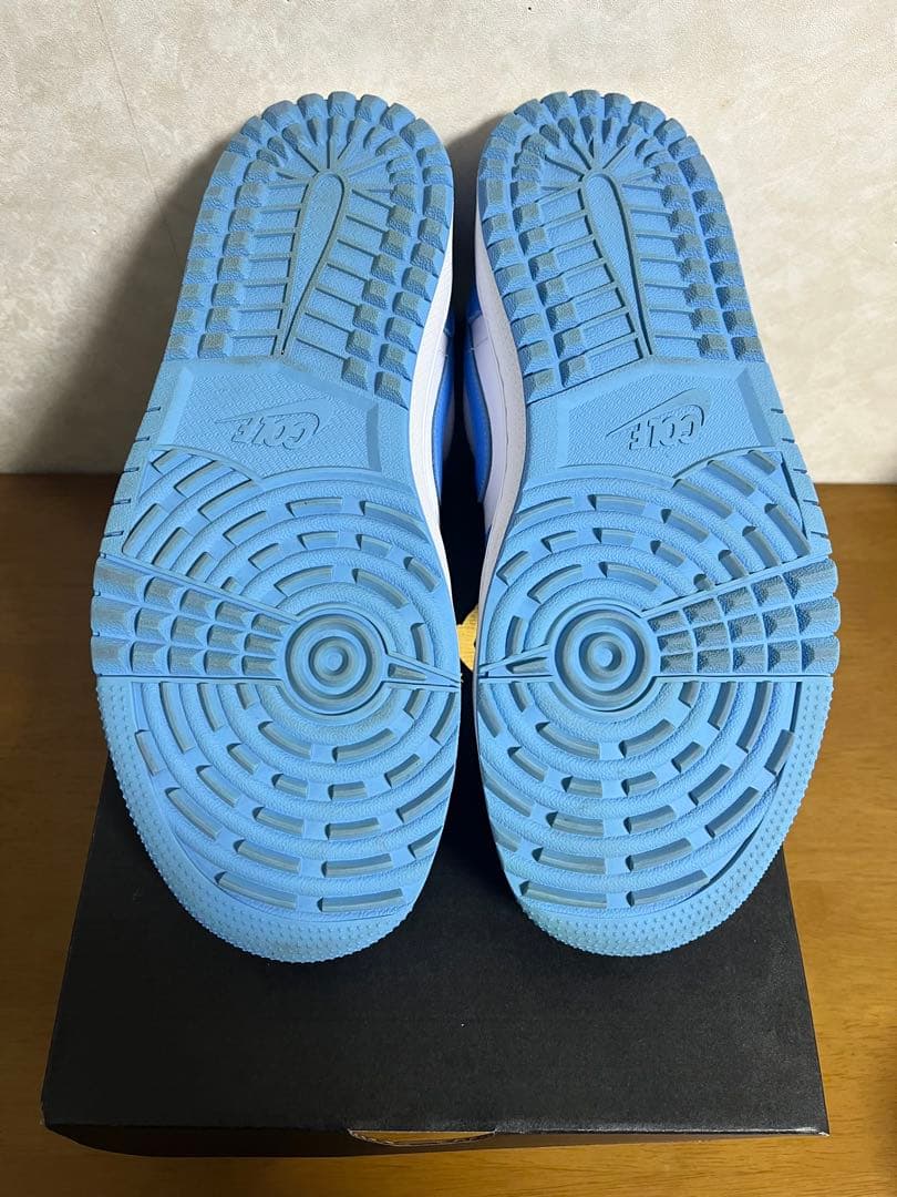 【美品】NIKE AIR JORDAN 1 LOW G ホワイト/ブルー