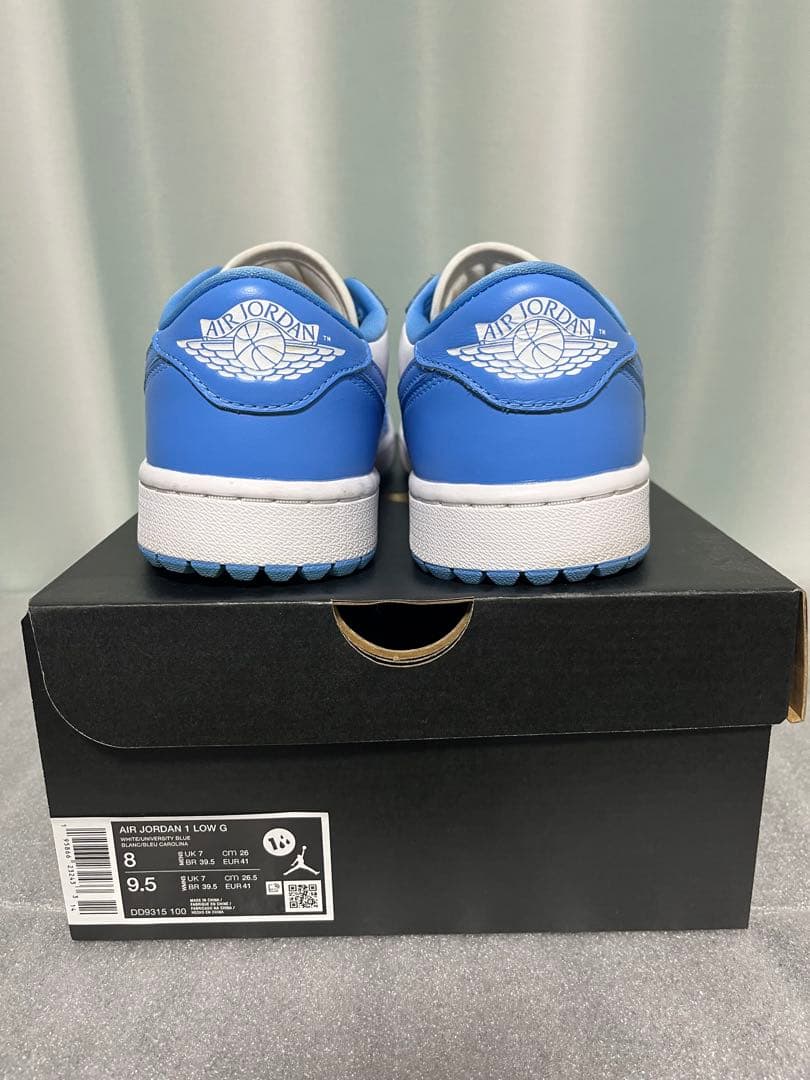 【美品】NIKE AIR JORDAN 1 LOW G ホワイト/ブルー