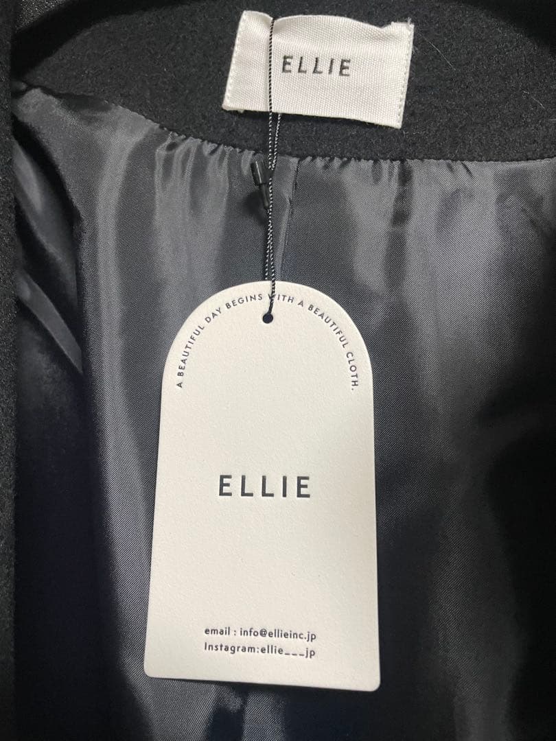 ［knskn] ◆ELLIEエリー◆ケープコート◆ブラック